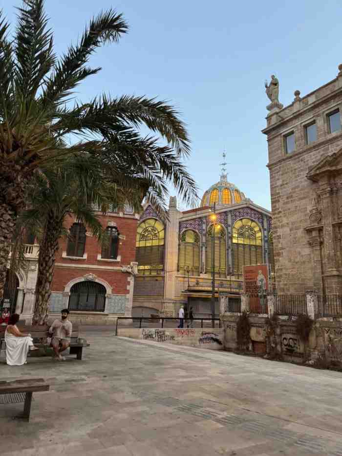 A view of Mercado Central of Valencia