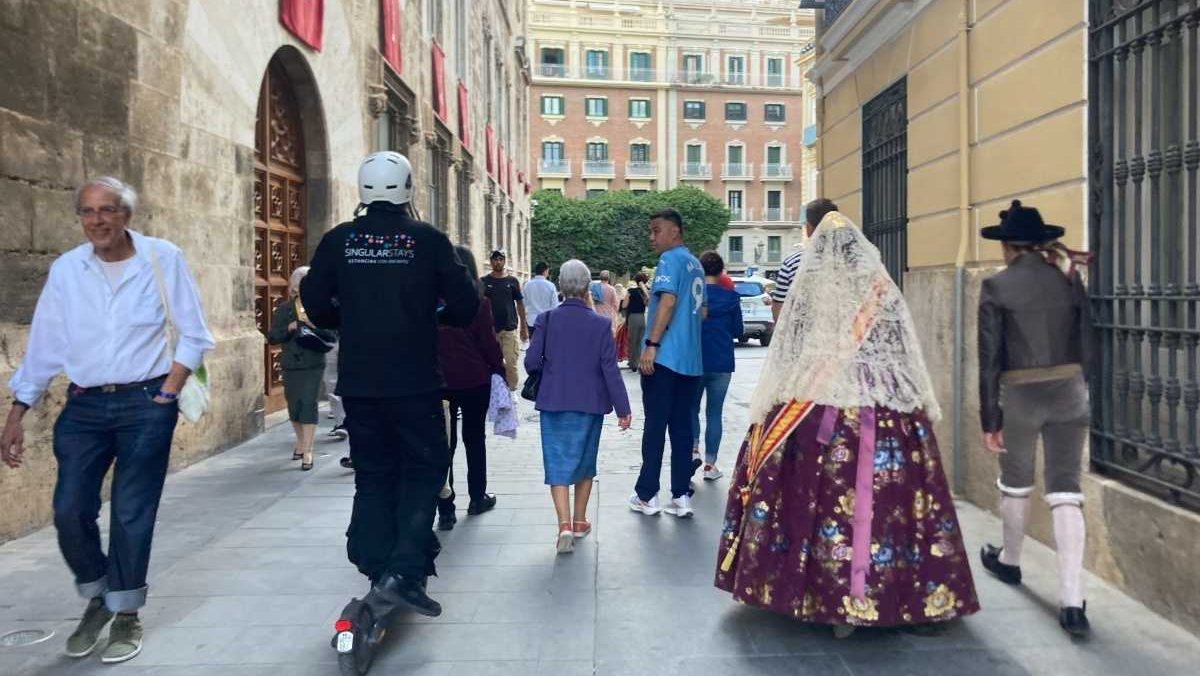 Street scene in Valencia